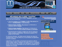 Tablet Screenshot of mecaflux.com